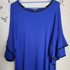 Women's 1x blue top